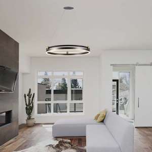 LED пендел висящ 30W 3000K V-TAC VT-7579 кафяв | Rotozoom