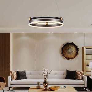 LED пендел висящ 20W 3000K V-TAC VT-7580 кафяв | Rotozoom