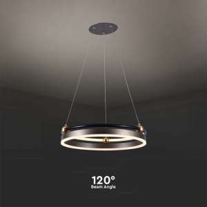 LED пендел висящ 20W 3000K V-TAC VT-7580 кафяв | Rotozoom
