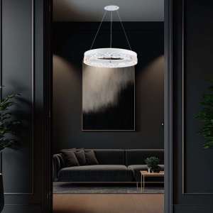LED пендел бял/кристали 25W 3000K V-TAC VT-7581 | Rotozoom