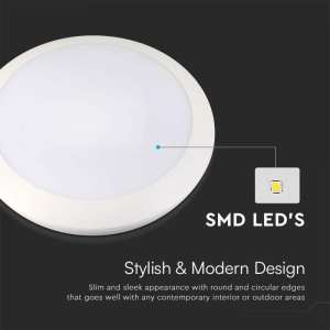 LED плафон със сензор за движение 20W 3в1 VT-8222 V-TAC | AVStore