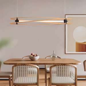 LED пендел дървен 15W 3000K V-TAC VT-7978 | Rotozoom