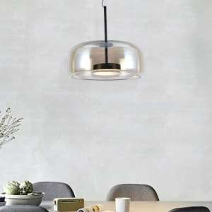 LED пендел метал/стъкло Ø330mm 6W 3000K V-TAC VT-7988 | Rotozoom