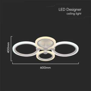 LED плафон с дистанционно управление 45W 3в1 VT-7717 V-TAC | Rotozoom