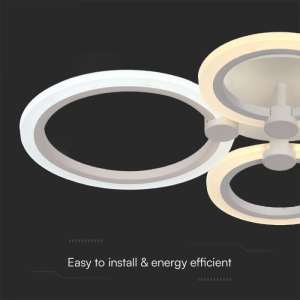 LED плафон с дистанционно управление 45W 3в1 VT-7717 V-TAC | Rotozoom