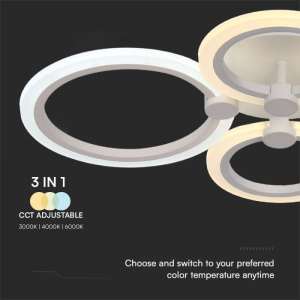 LED плафон с дистанционно управление 45W 3в1 VT-7717 V-TAC | Rotozoom
