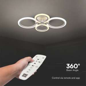 LED плафон с дистанционно управление 45W 3в1 VT-7717 V-TAC | Rotozoom
