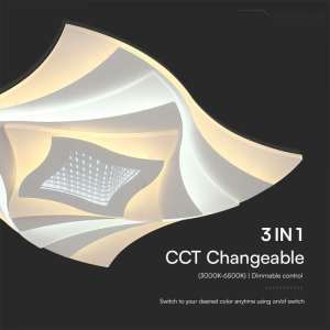 LED плафон с дистанционно управление 75W 3в1 VT-7734 V-TAC | Rotozoom