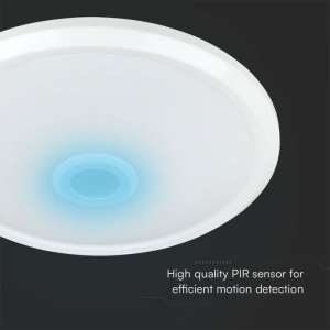 LED плафон със сензор за движение 12W 3в1 VT-13CCT V-TAC | Rotozoom