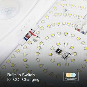 LED плафон със сензор за движение 15W 3в1 VT-81005 V-TAC | Rotozoom