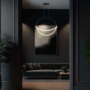 LED пендел Ø500mm 16W 4000K V-TAC VT-10125 черен | Rotozoom