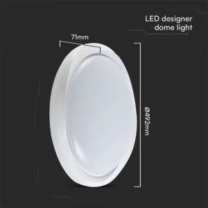 LED плафон кръгъл 60/30W 3в1 с дистанционно управление VT-8566 V-TAC бял | Rotozoom