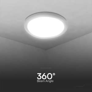 LED плафон кръгъл 60/30W 3в1 с дистанционно управление VT-8566 V-TAC бял | Rotozoom