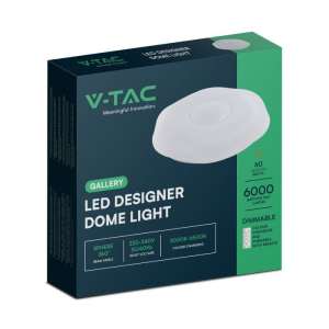 LED плафон цвете 60/30W 3в1 с дистанционно управление VT-8562 V-TAC | AVStore
