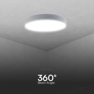 LED плафон кръгъл 40/20W 3в1 с дистанционно управление VT-8563 V-TAC бял | Rotozoom