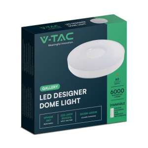 LED плафон кръгъл 60/30W 3в1 с дистанционно управление VT-8566 V-TAC бял | AVStore