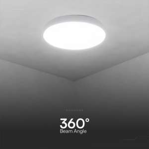 LED плафон кръгъл 60/30W 3в1 с дистанционно управление VT-8566 V-TAC бял | AVStore