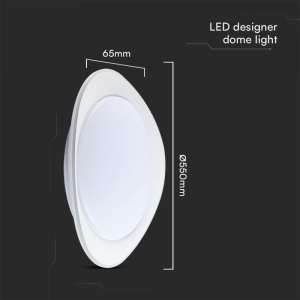 LED плафон елипса 60/30W 3в1 с дистанционно управление VT-8568 V-TAC бял | Rotozoom