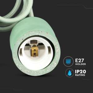 Пендел бетон/зелен Ø50mm V-TAC VT-7668 | Rotozoom