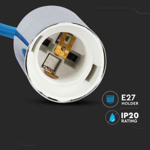 Пендел метален/син кабел Ø36mm V-TAC VT-7338 | Rotozoom