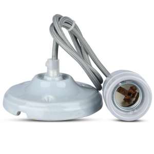 Пендел с порцеланова фасунга Ø47mm V-TAC VT-7998 сив | Rotozoom