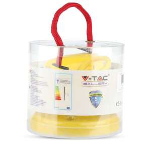 Пендел с порцеланова фасунга Ø47mm V-TAC VT-7998 жълт | Rotozoom