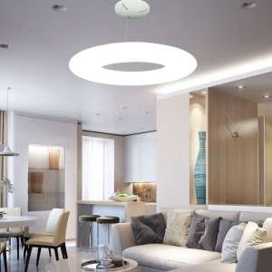 LED пендел Ø910mm 105W 3000K V-TAC VT-7910 бял | Rotozoom