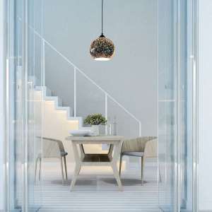 Стъклен пендел сфера Ø250mm V-TAC VT-7256 | AVStore