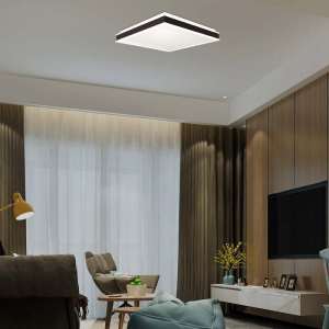 LED плафон квадратен 24W 4000K VT-7782 V-TAC черен | Rotozoom