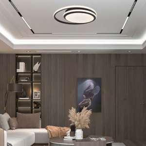 LED плафон кръгъл 24W 4000K VT-7783 V-TAC черен | AVStore