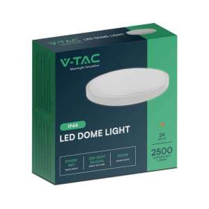 LED плафон кръгъл 24W 3000K VT-8624 V-TAC бял | Rotozoom