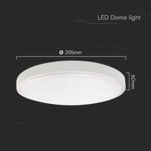 LED плафон кръгъл 24W 6500K VT-8624 V-TAC бял | Rotozoom