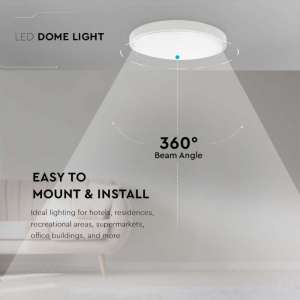 LED плафон кръгъл 30W 3000K VT-8630 V-TAC бял | Rotozoom