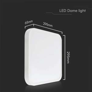 LED плафон квадратен 24W 6500K VT-8624 V-TAC бял | Rotozoom