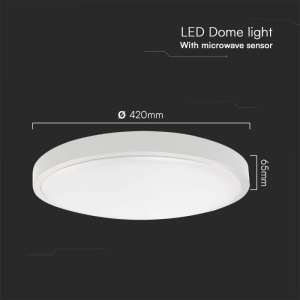 LED плафон кръгъл 36W 4000K със сензор за движение VT-8630S V-TAC бял | Rotozoom