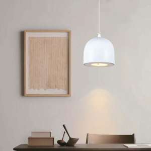 LED пендел с регулируем кабел Ø100mm 8.5W 3000K V-TAC VT-7795 бял | Rotozoom