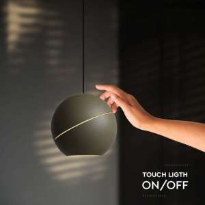 LED пендел с регулируем кабел Ø120mm 8.5W 3000K V-TAC VT-7797 златист | Rotozoom