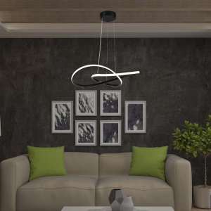 LED пендел висящ 20W 3000K V-TAC VT-7799 черен | Rotozoom