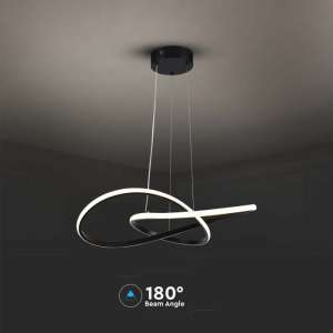 LED пендел висящ 20W 3000K V-TAC VT-7799 черен | Rotozoom