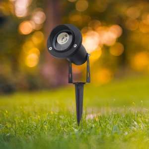 Градинско осветително тяло VT-1126 V-TAC черно | AVStore