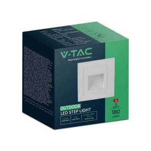 LED лампа за стъпала 3W 3000K VT-1128 V-TAC бяла | Rotozoom