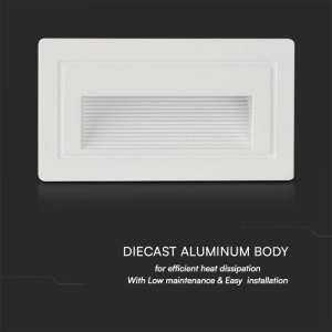 LED лампа за стъпала 3W 3000K VT-1130 V-TAC бяла | Rotozoom