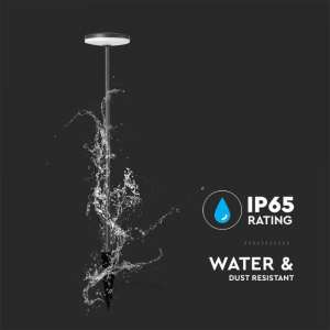 LED лампа за градина 12W 3000K VT-1160 V-TAC черна | AVStore