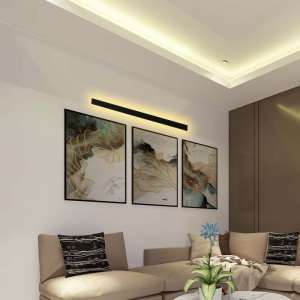 LED линейна стенна лампа 23W 3000K VT-1178 V-TAC черна | Rotozoom