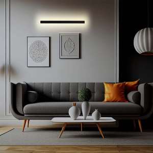 LED линейна стенна лампа 23W 3000K VT-1178 V-TAC черна | Rotozoom