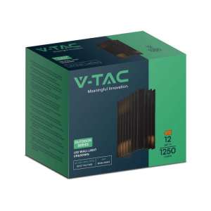 LED стенна лампа 2x6W 4000K VT-1189 V-TAC черна | Rotozoom