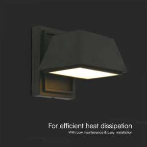 LED стенна лампа 15W 3000K VT-1192 V-TAC черна | Rotozoom
