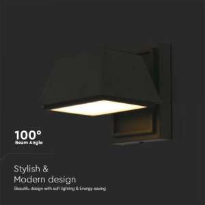 LED стенна лампа 15W 3000K VT-1192 V-TAC черна | Rotozoom