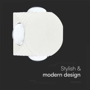 LED COB стенна лампа 4W 4000K VT-2544 V-TAC бяла | AVStore