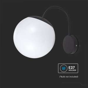 Осветително тяло за стена (1xE27) VT-1233 V-TAC черно | AVStore